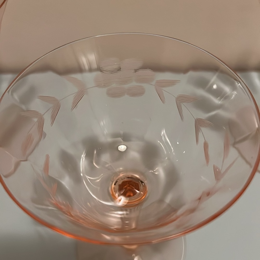 Pink Depression Glass - Picture 3 of 4